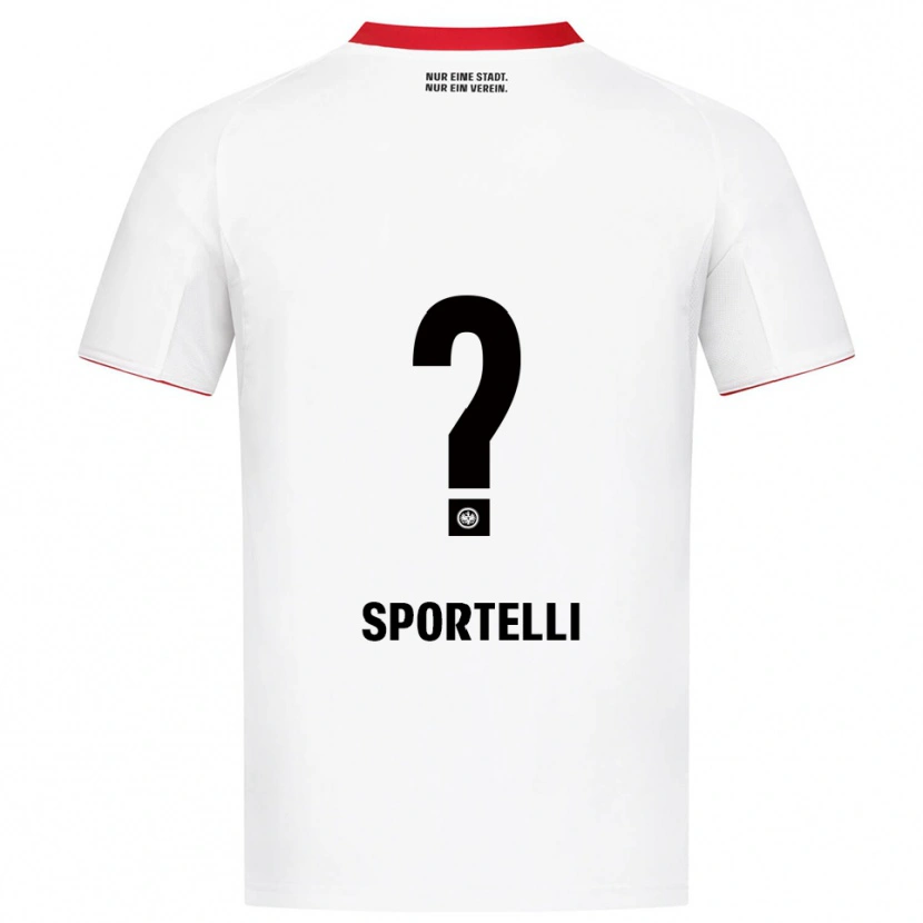 Danxen Damen Flavio Sportelli #0 Weiß Rot Auswärtstrikot Trikot 2025/26 T-Shirt Österreich