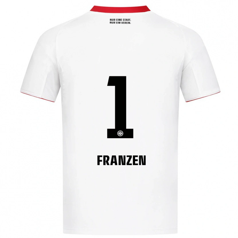 Danxen Damen Marlon Franzen #1 Weiß Rot Auswärtstrikot Trikot 2025/26 T-Shirt Österreich