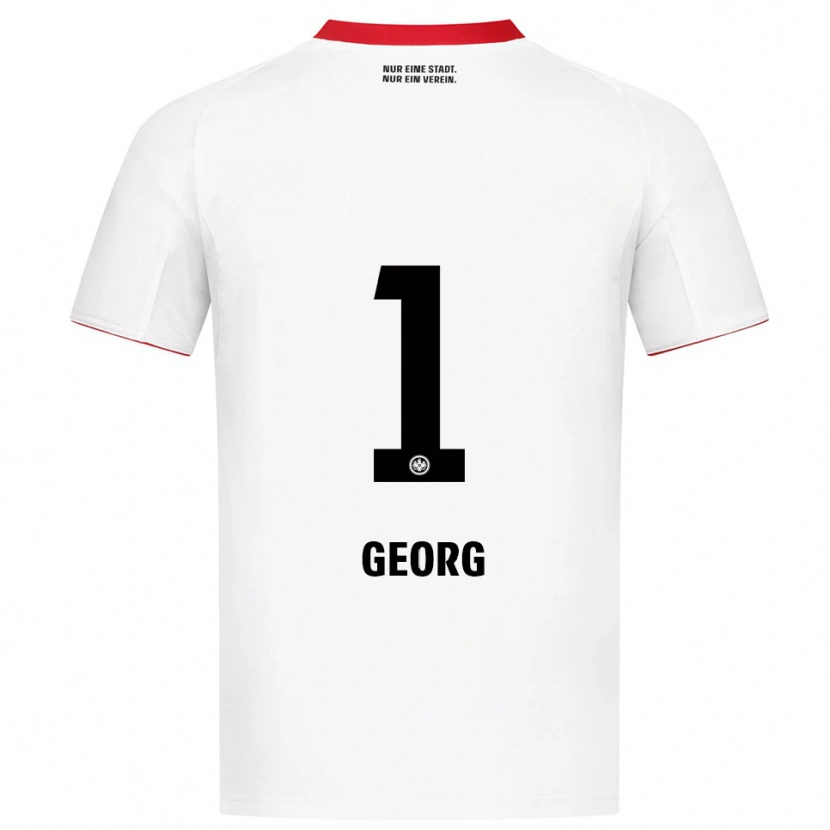 Danxen Damen Hannes Georg #1 Weiß Rot Auswärtstrikot Trikot 2025/26 T-Shirt Österreich