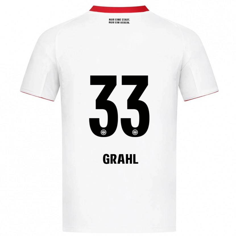 Danxen Damen Jens Grahl #33 Weiß Rot Auswärtstrikot Trikot 2025/26 T-Shirt Österreich