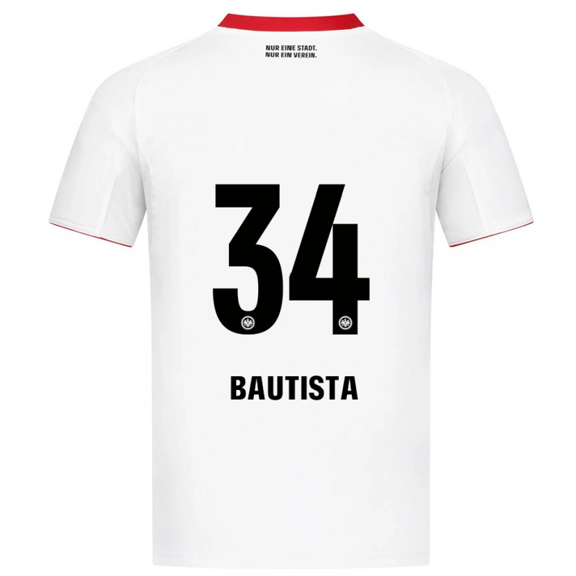Danxen Damen Davis Bautista #34 Weiß Rot Auswärtstrikot Trikot 2025/26 T-Shirt Österreich