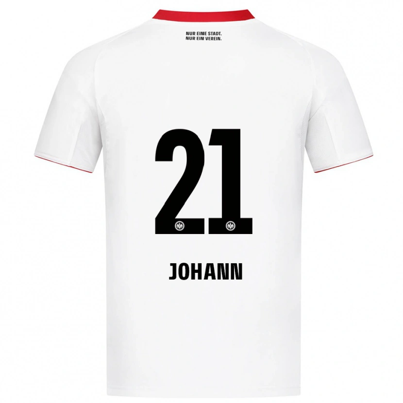 Danxen Damen Hannah Johann #21 Weiß Rot Auswärtstrikot Trikot 2025/26 T-Shirt Österreich