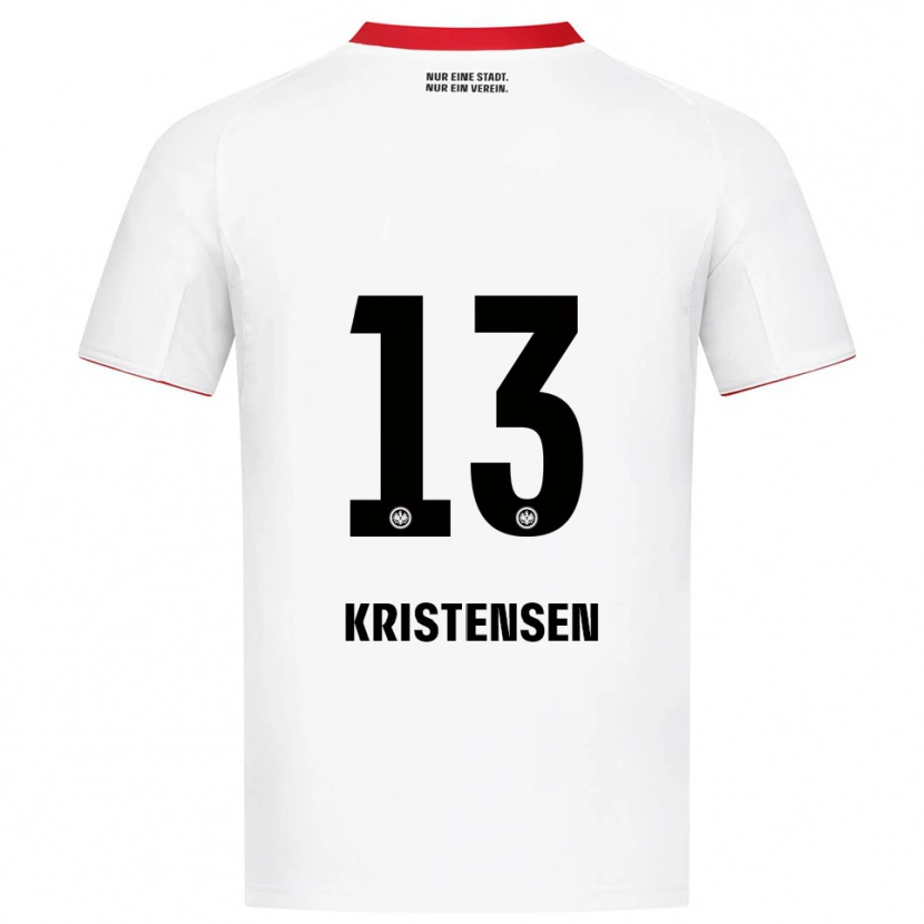 Danxen Damen Rasmus Kristensen #13 Weiß Rot Auswärtstrikot Trikot 2025/26 T-Shirt Österreich