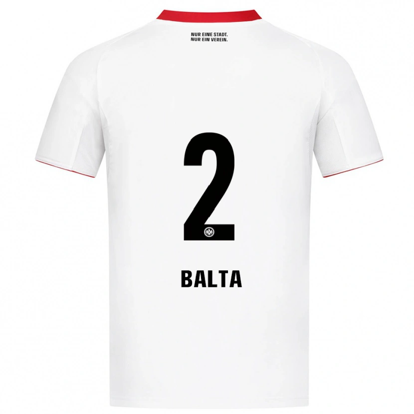 Danxen Damen Sahin Balta #2 Weiß Rot Auswärtstrikot Trikot 2025/26 T-Shirt Österreich