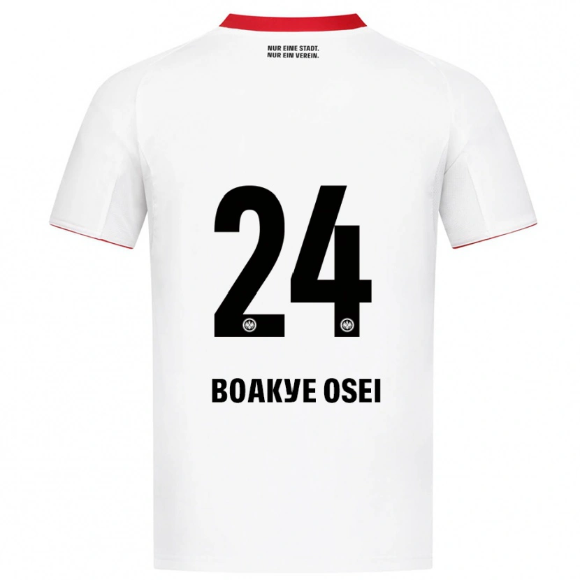Danxen Damen Derek Boakye Osei #24 Weiß Rot Auswärtstrikot Trikot 2025/26 T-Shirt Österreich