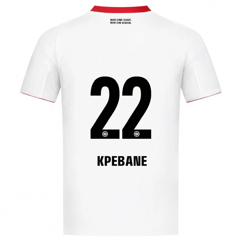 Danxen Damen Tamiou Kpebane #22 Weiß Rot Auswärtstrikot Trikot 2025/26 T-Shirt Österreich