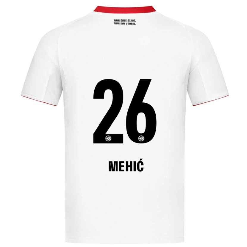 Danxen Damen Liam Mehić #26 Weiß Rot Auswärtstrikot Trikot 2025/26 T-Shirt Österreich