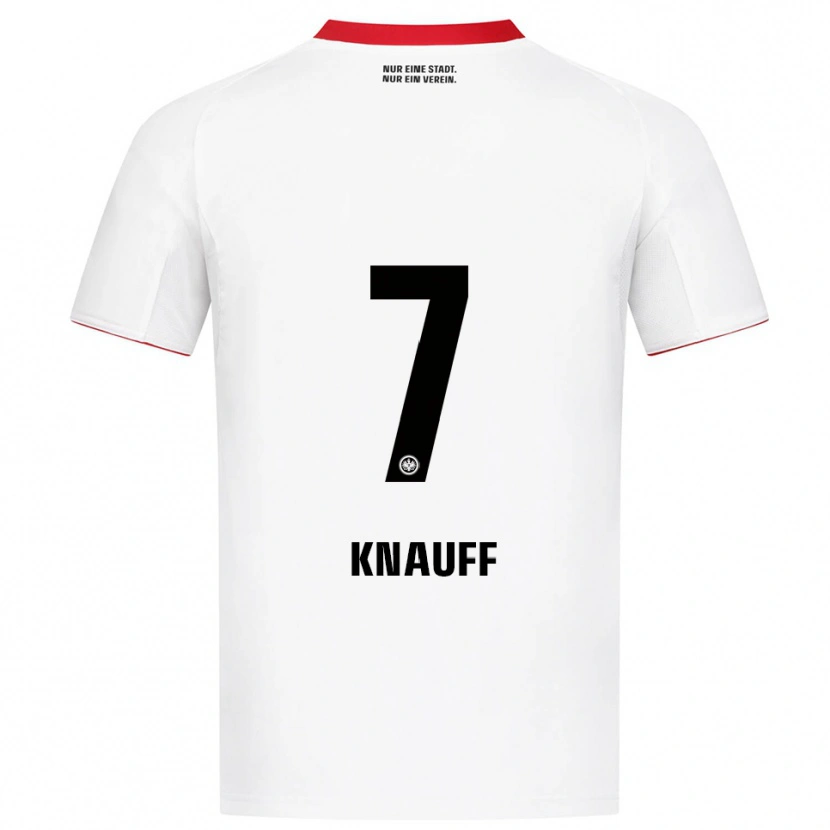 Danxen Damen Ansgar Knauff #7 Weiß Rot Auswärtstrikot Trikot 2025/26 T-Shirt Österreich