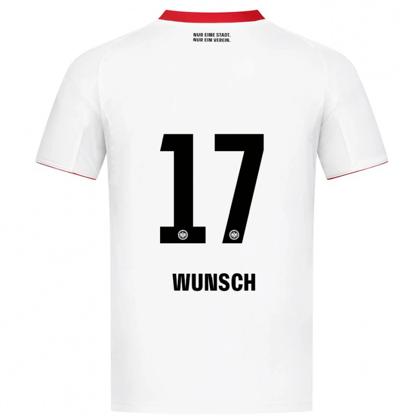 Danxen Damen Paul Wünsch #17 Weiß Rot Auswärtstrikot Trikot 2025/26 T-Shirt Österreich