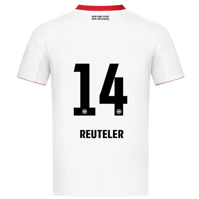 Danxen Damen Géraldine Reuteler #14 Weiß Rot Auswärtstrikot Trikot 2025/26 T-Shirt Österreich