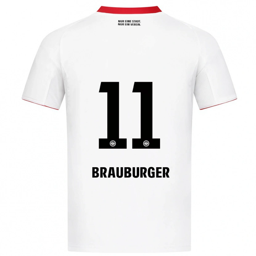 Danxen Damen Maximilian Brauburger #11 Weiß Rot Auswärtstrikot Trikot 2025/26 T-Shirt Österreich