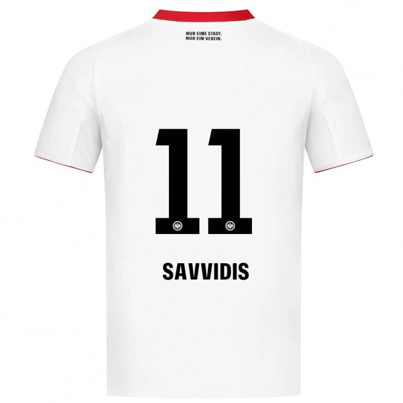 Danxen Damen Rafail Savvidis #11 Weiß Rot Auswärtstrikot Trikot 2025/26 T-Shirt Österreich