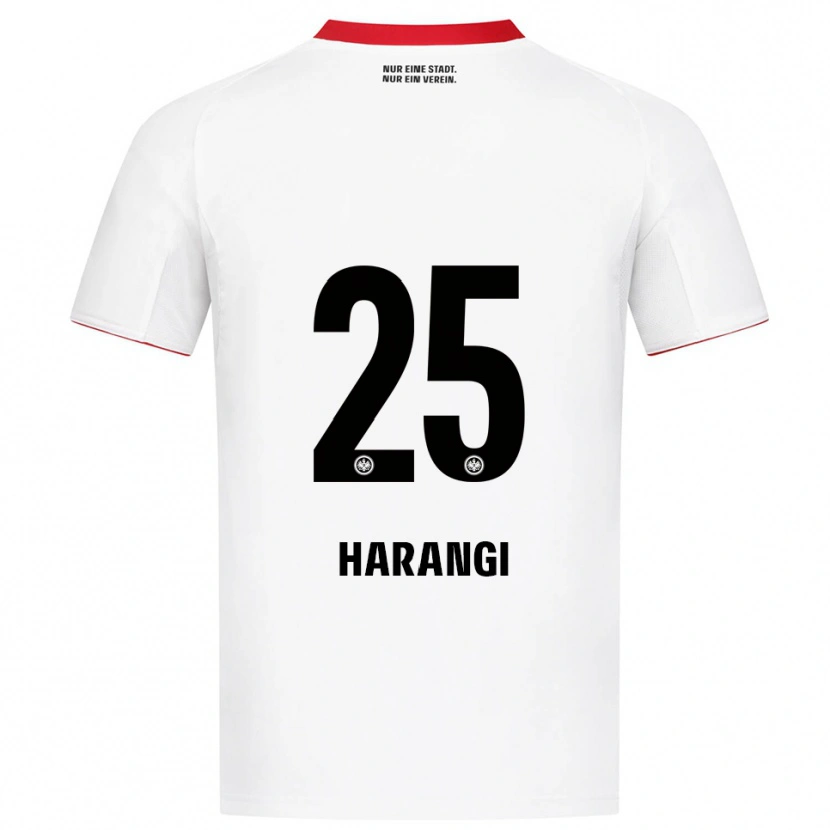 Danxen Damen Aiden Harangi #25 Weiß Rot Auswärtstrikot Trikot 2025/26 T-Shirt Österreich
