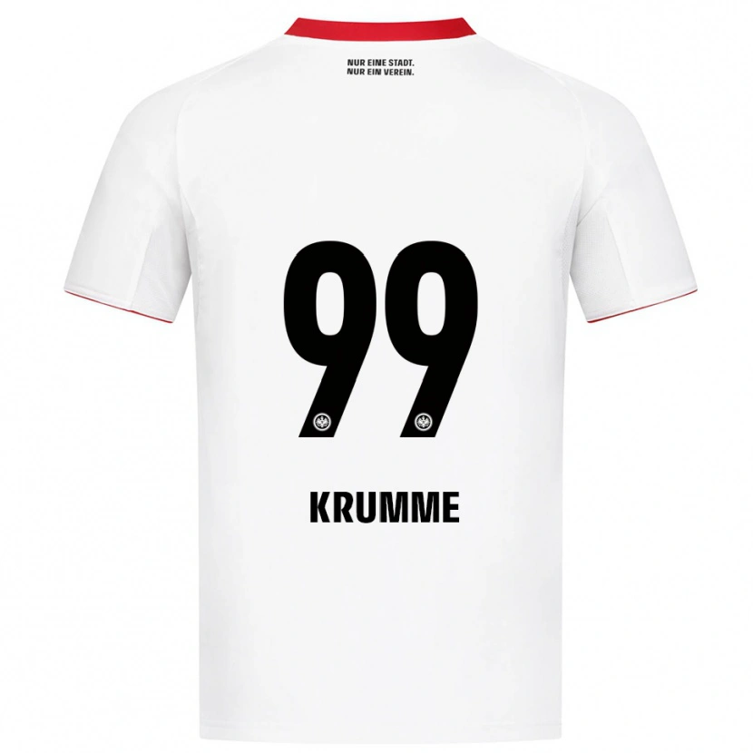 Danxen Damen Janne Krumme #99 Weiß Rot Auswärtstrikot Trikot 2025/26 T-Shirt Österreich