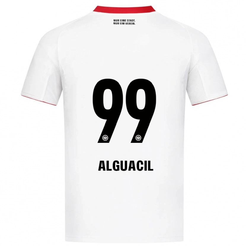 Danxen Damen Ainhoa Alguacil #99 Weiß Rot Auswärtstrikot Trikot 2025/26 T-Shirt Österreich