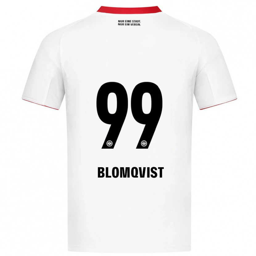 Danxen Damen Rebecka Blomqvist #99 Weiß Rot Auswärtstrikot Trikot 2025/26 T-Shirt Österreich