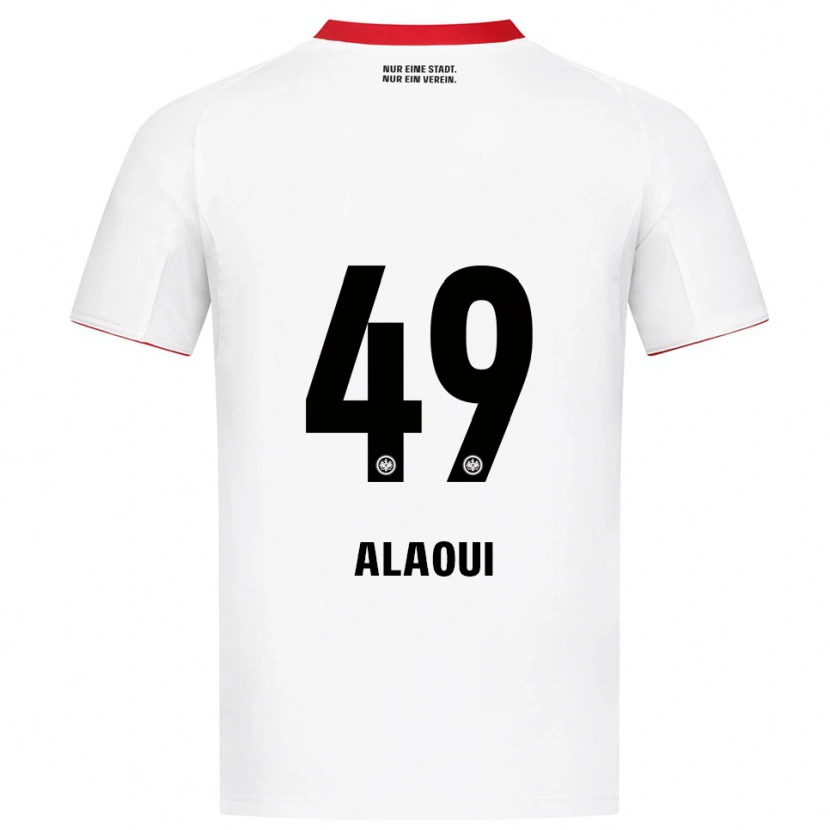Danxen Damen Anas Alaoui #49 Weiß Rot Auswärtstrikot Trikot 2025/26 T-Shirt Österreich