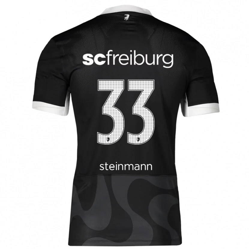 Danxen Damen Karl Steinmann #33 Schwarz Weiß Auswärtstrikot Trikot 2025/26 T-Shirt Österreich