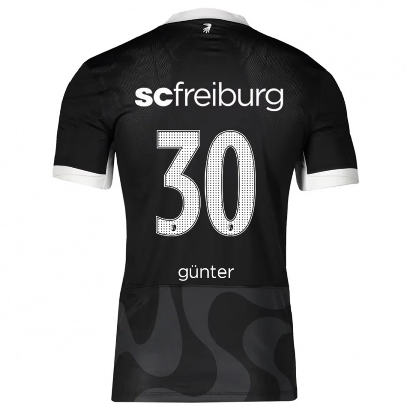 Danxen Damen Christian Günter #30 Schwarz Weiß Auswärtstrikot Trikot 2025/26 T-Shirt Österreich