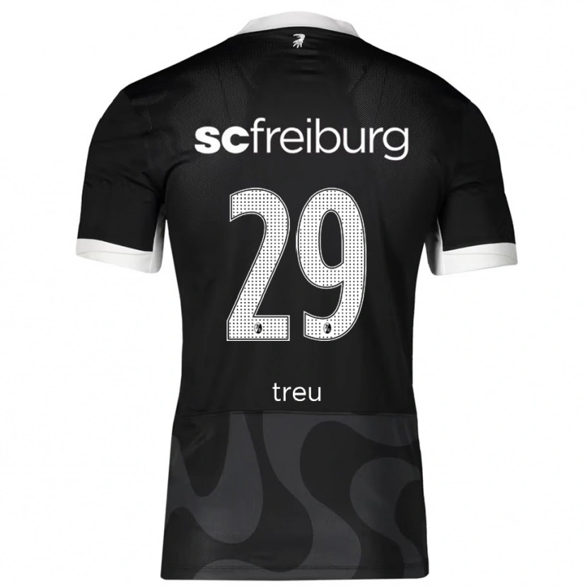 Danxen Damen Philipp Treu #29 Schwarz Weiß Auswärtstrikot Trikot 2025/26 T-Shirt Österreich