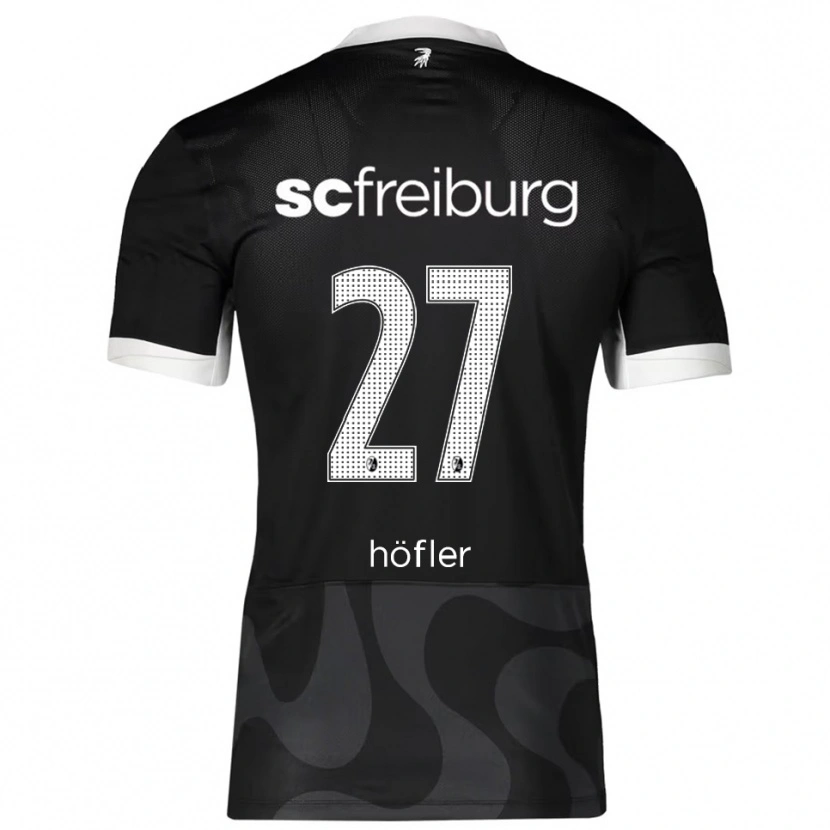 Danxen Damen Nicolas Höfler #27 Schwarz Weiß Auswärtstrikot Trikot 2025/26 T-Shirt Österreich