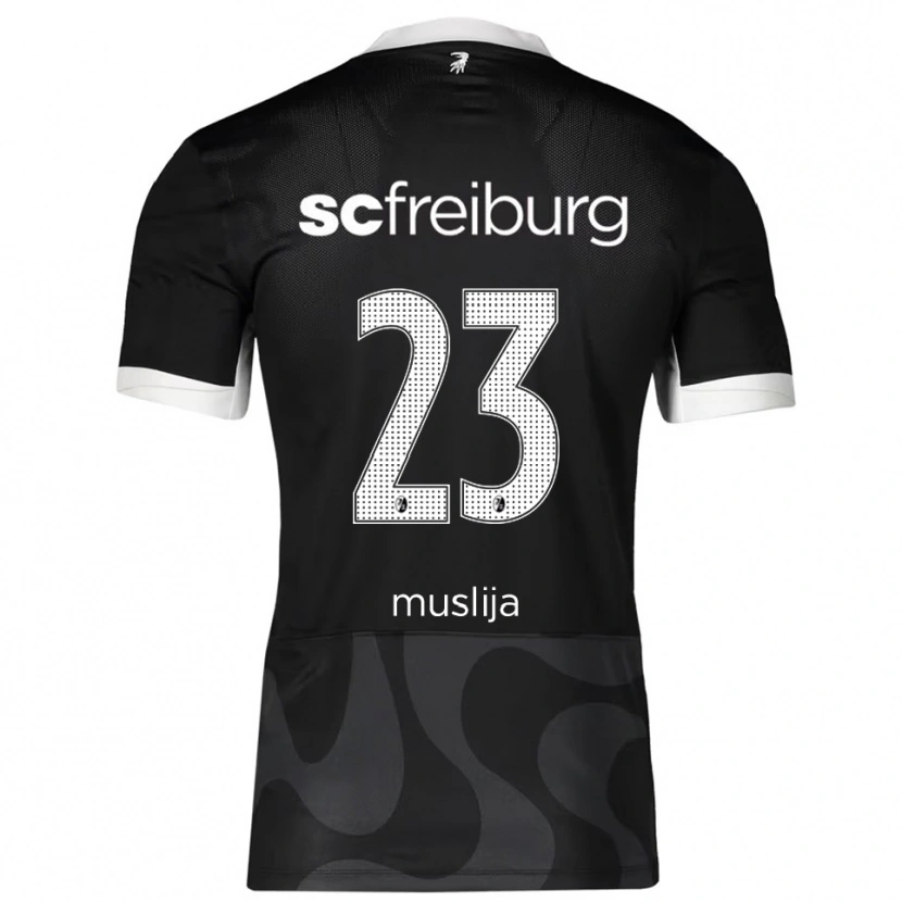 Danxen Damen Florent Muslija #23 Schwarz Weiß Auswärtstrikot Trikot 2025/26 T-Shirt Österreich