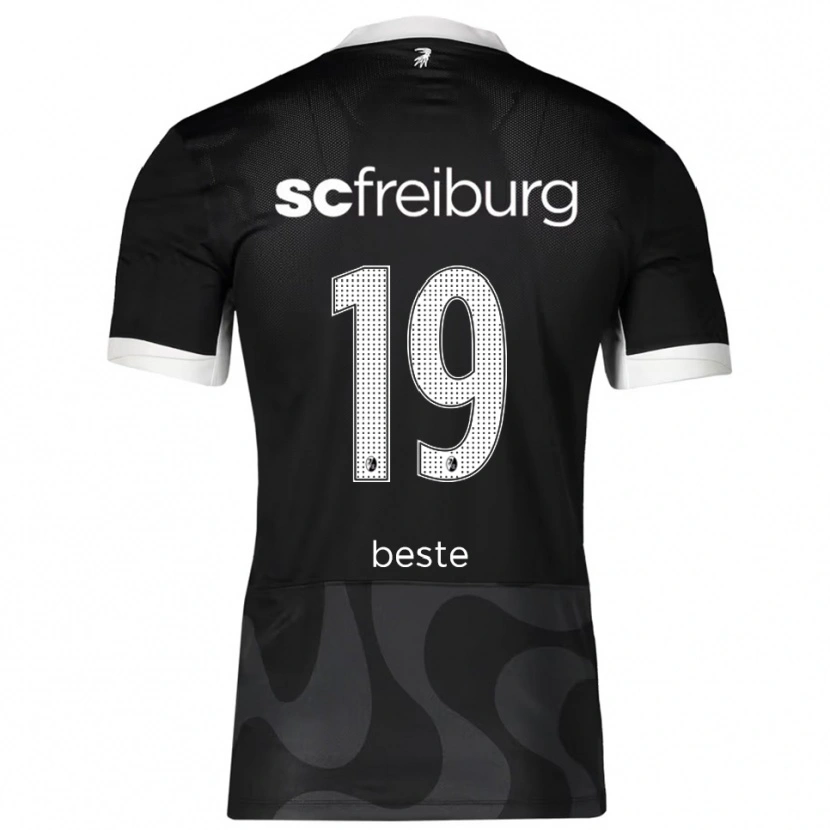 Danxen Damen Niklas Beste #19 Schwarz Weiß Auswärtstrikot Trikot 2025/26 T-Shirt Österreich