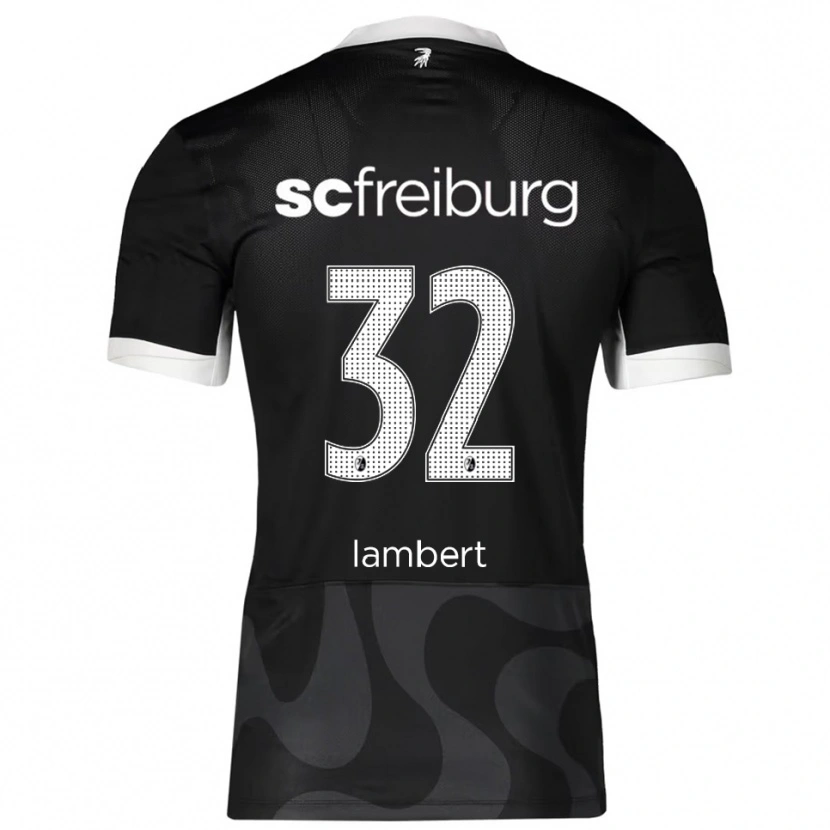 Danxen Damen Gabrielle Lambert #32 Schwarz Weiß Auswärtstrikot Trikot 2025/26 T-Shirt Österreich