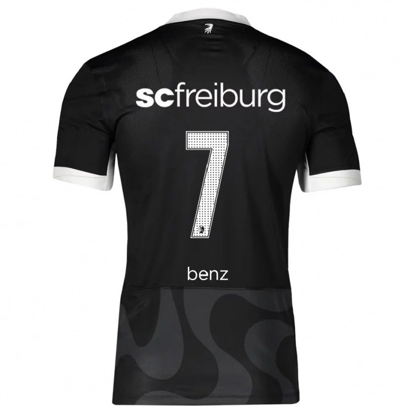 Danxen Damen Jakob Benz #7 Schwarz Weiß Auswärtstrikot Trikot 2025/26 T-Shirt Österreich