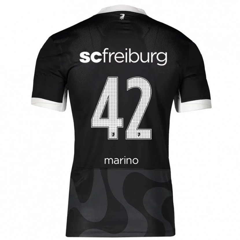 Danxen Damen Luca Marino #42 Schwarz Weiß Auswärtstrikot Trikot 2025/26 T-Shirt Österreich