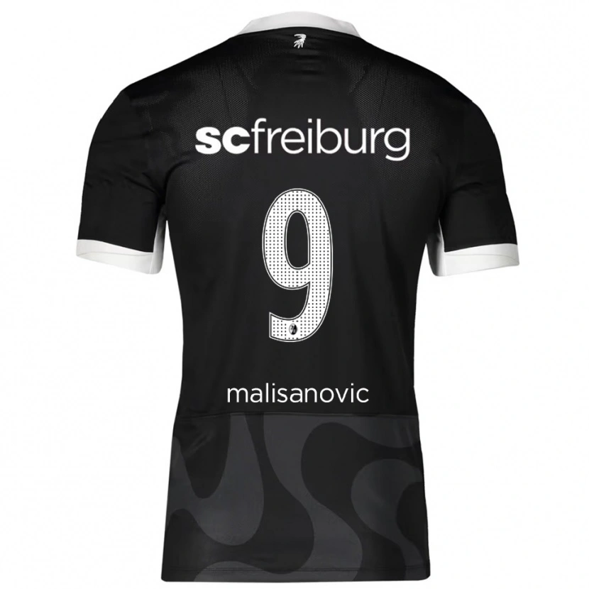 Danxen Damen Darko Malisanovic #9 Schwarz Weiß Auswärtstrikot Trikot 2025/26 T-Shirt Österreich