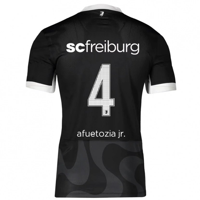 Danxen Damen Junior Atemkeng #4 Schwarz Weiß Auswärtstrikot Trikot 2025/26 T-Shirt Österreich