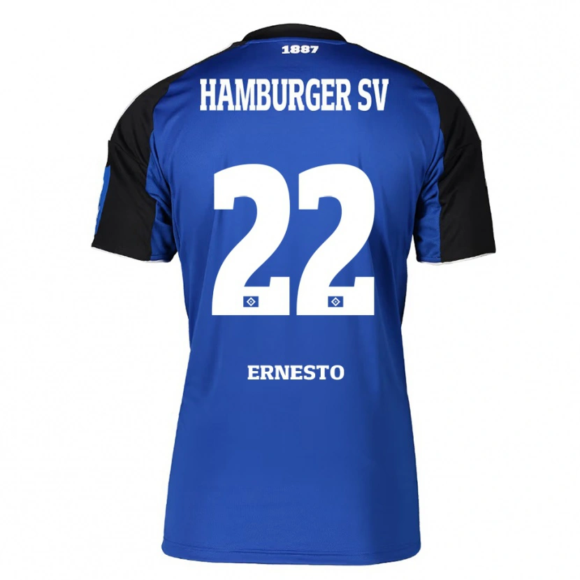 Danxen Damen Jorge Ernesto #22 Blau Schwarz Auswärtstrikot Trikot 2025/26 T-Shirt Österreich