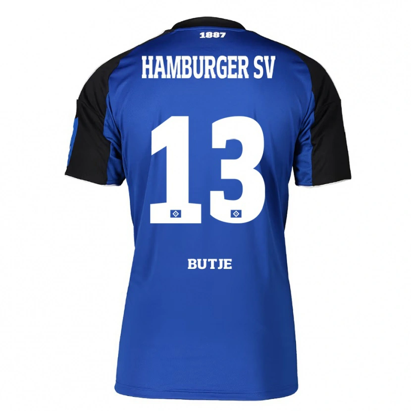 Danxen Damen Sophie Bütje #13 Blau Schwarz Auswärtstrikot Trikot 2025/26 T-Shirt Österreich