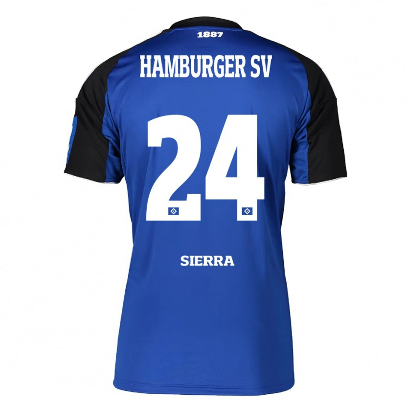 Danxen Damen Almudena Sierra #24 Blau Schwarz Auswärtstrikot Trikot 2025/26 T-Shirt Österreich