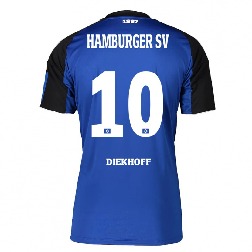 Danxen Damen Hannah Diekhoff #10 Blau Schwarz Auswärtstrikot Trikot 2025/26 T-Shirt Österreich