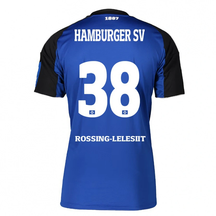 Danxen Damen Alexander Røssing-Lelesiit #38 Blau Schwarz Auswärtstrikot Trikot 2025/26 T-Shirt Österreich