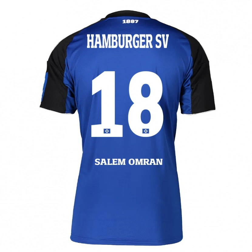 Danxen Damen Amir Salem Omran #18 Blau Schwarz Auswärtstrikot Trikot 2025/26 T-Shirt Österreich
