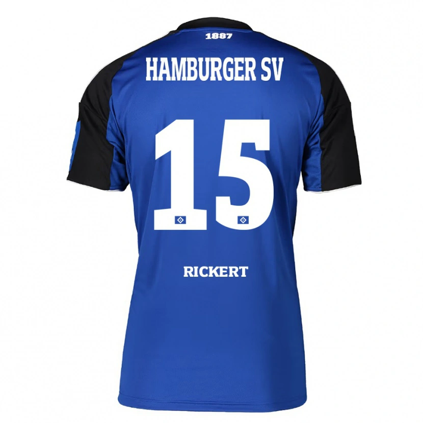 Danxen Damen Manja Rickert #15 Blau Schwarz Auswärtstrikot Trikot 2025/26 T-Shirt Österreich