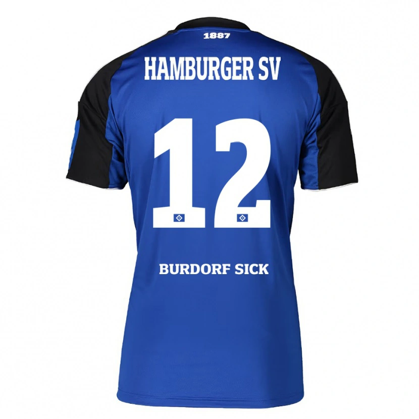 Danxen Damen Emma Burdorf-Sick #12 Blau Schwarz Auswärtstrikot Trikot 2025/26 T-Shirt Österreich