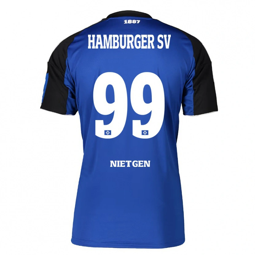 Danxen Damen Marvin Nietgen #99 Blau Schwarz Auswärtstrikot Trikot 2025/26 T-Shirt Österreich