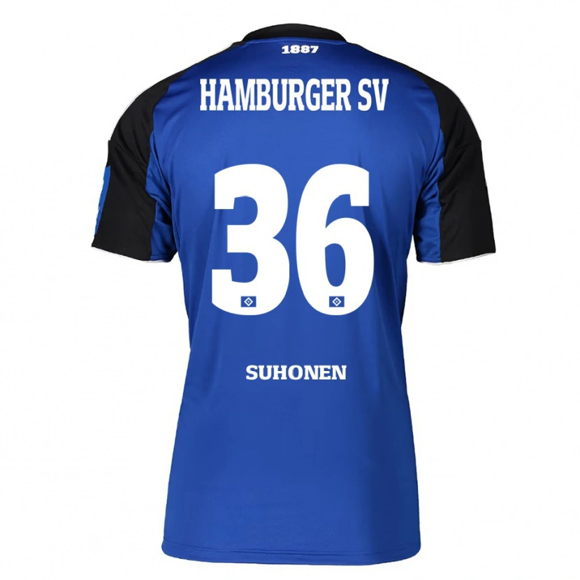 Danxen Damen Anssi Suhonen #36 Blau Schwarz Auswärtstrikot Trikot 2025/26 T-Shirt Österreich