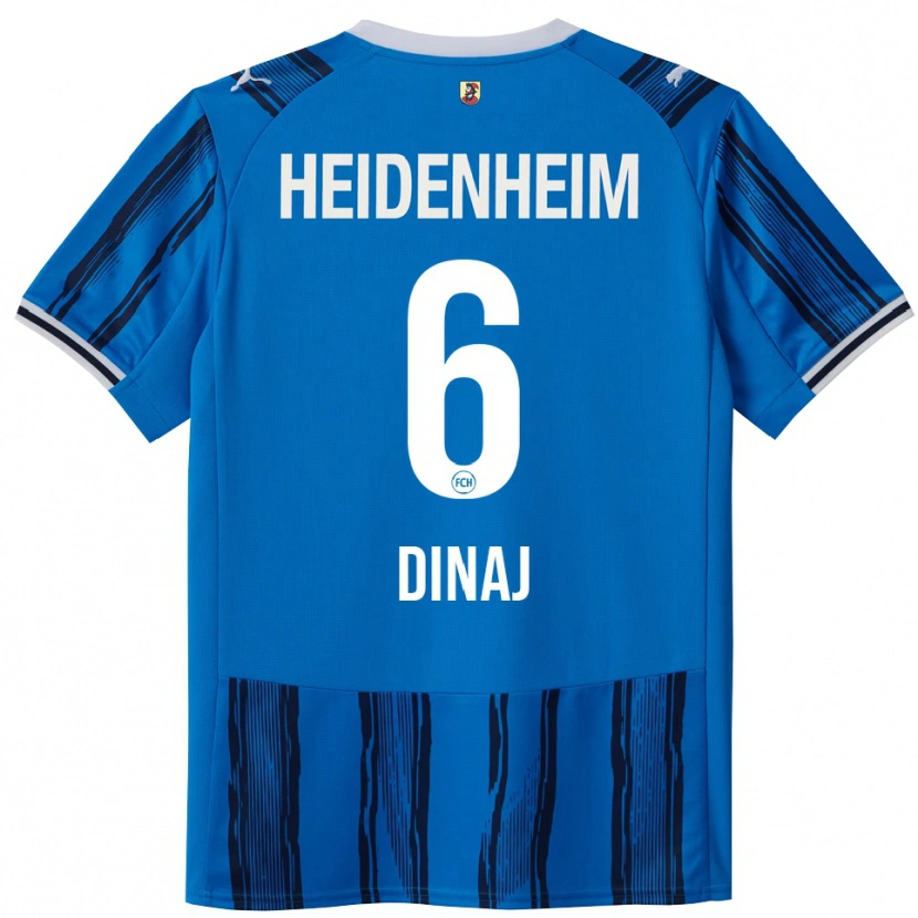Danxen Damen Leonard Dinaj #6 Blau Marineblau Auswärtstrikot Trikot 2025/26 T-Shirt Österreich