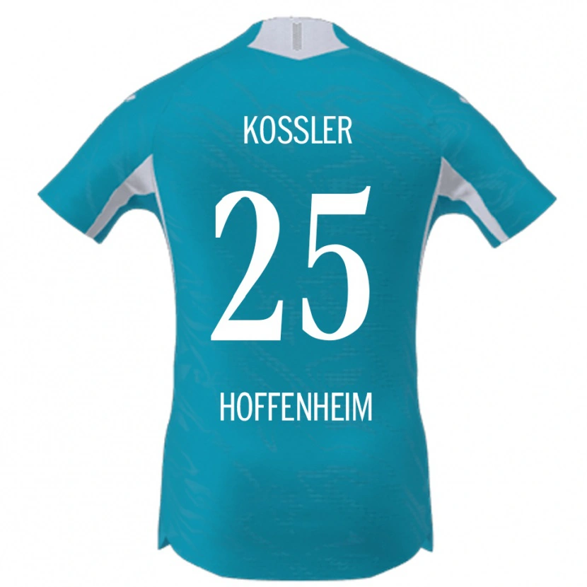 Danxen Damen Melissa Kössler #25 Himmelblau Auswärtstrikot Trikot 2025/26 T-Shirt Österreich