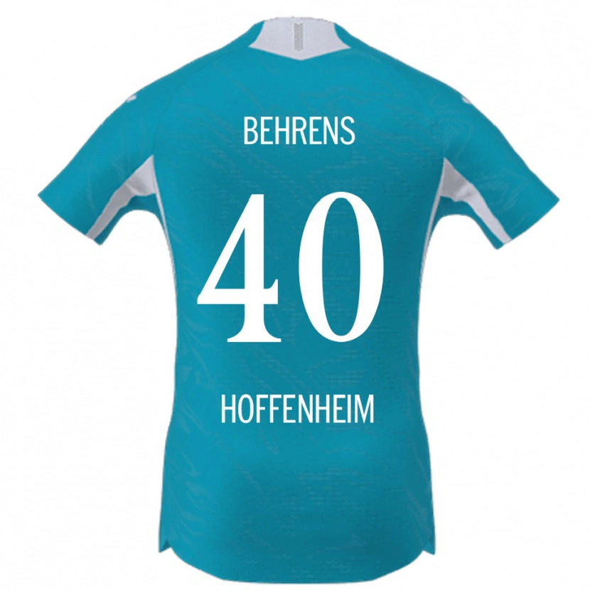 Danxen Damen Hennes Behrens #40 Himmelblau Auswärtstrikot Trikot 2025/26 T-Shirt Österreich