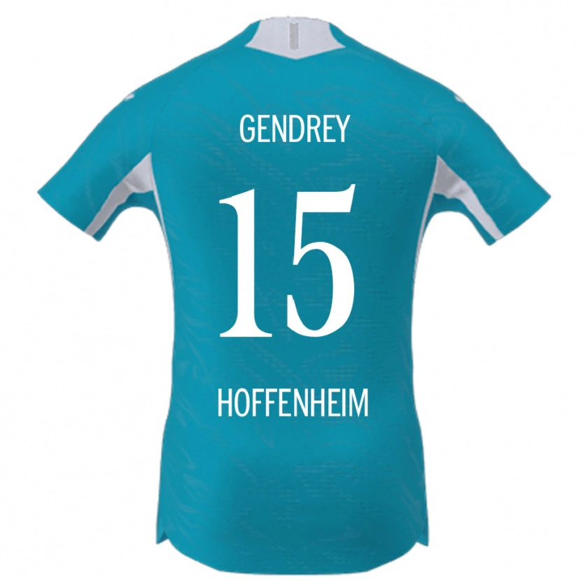 Danxen Damen Valentin Gendrey #15 Himmelblau Auswärtstrikot Trikot 2025/26 T-Shirt Österreich