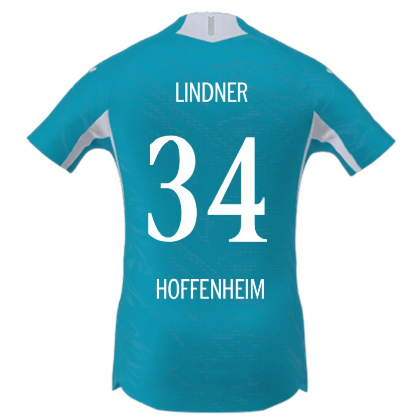Danxen Damen Sophie Lindner #34 Himmelblau Auswärtstrikot Trikot 2025/26 T-Shirt Österreich