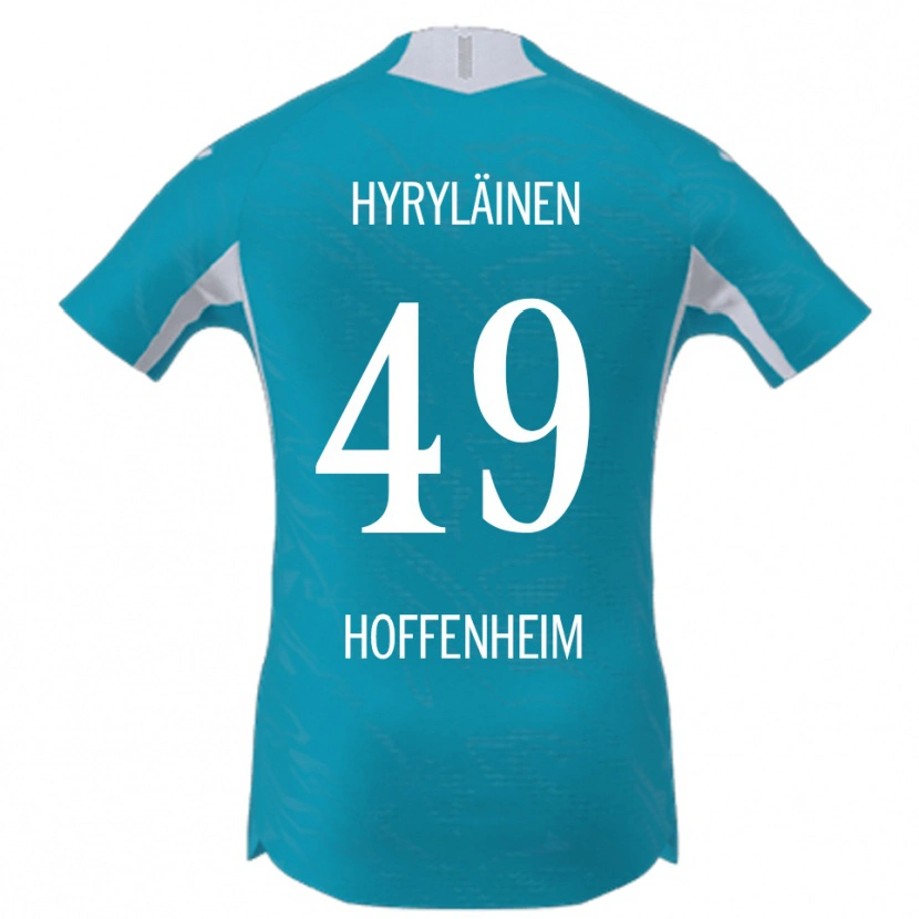 Danxen Damen Luka Hyryläinen #49 Himmelblau Auswärtstrikot Trikot 2025/26 T-Shirt Österreich