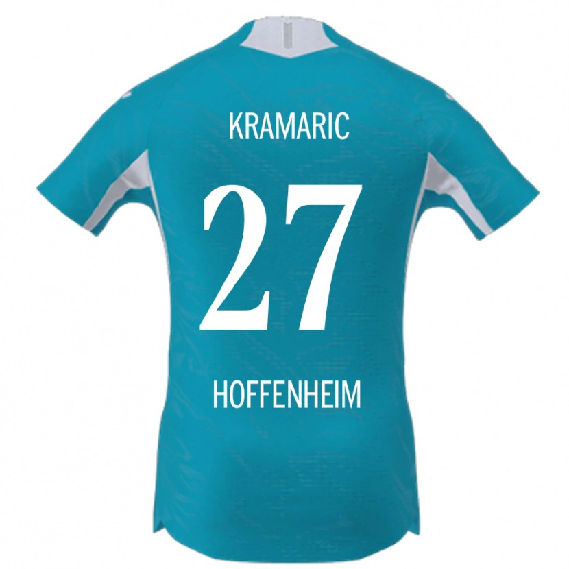 Danxen Damen Andrej Kramaric #27 Himmelblau Auswärtstrikot Trikot 2025/26 T-Shirt Österreich