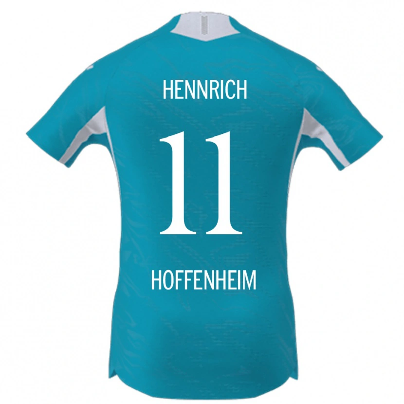 Danxen Damen Paul Hennrich #11 Himmelblau Auswärtstrikot Trikot 2025/26 T-Shirt Österreich